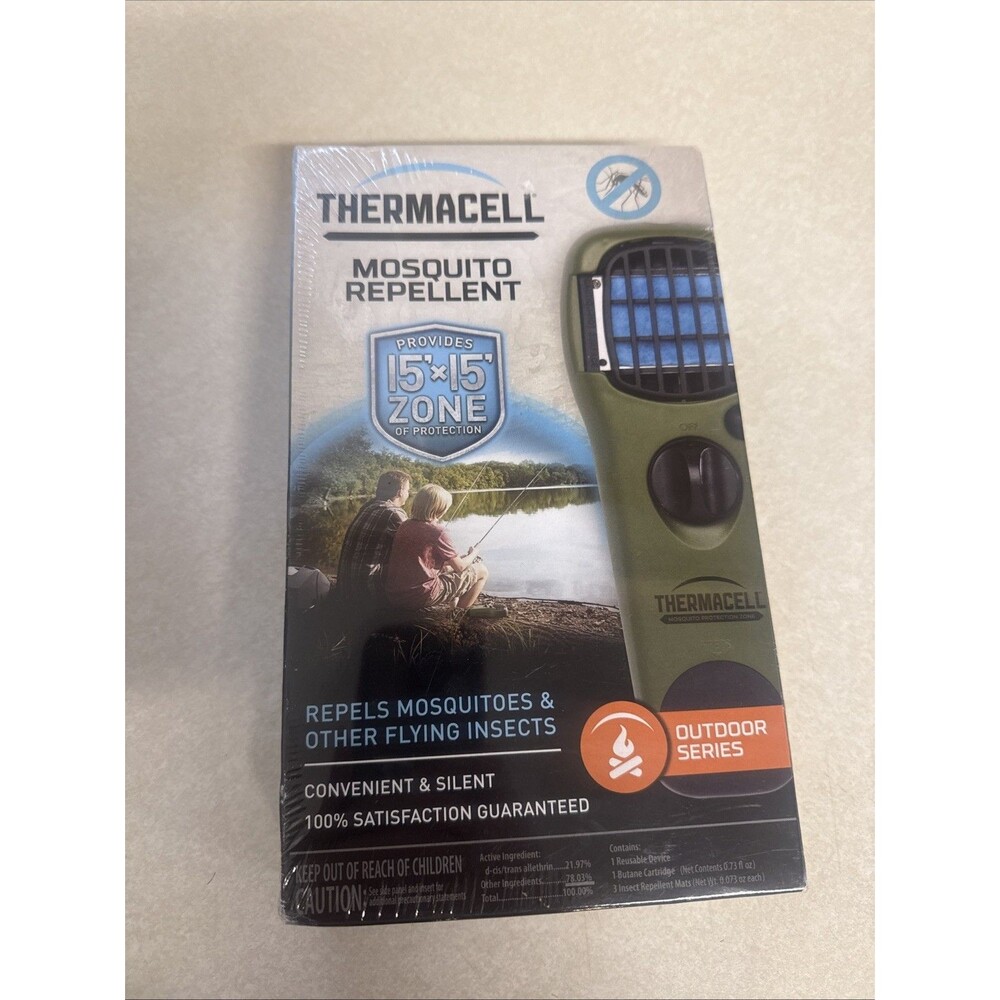 Thermacell Mosquito Repellent Outdoor Series Olive MR-GJ 15x15 Zone Protection